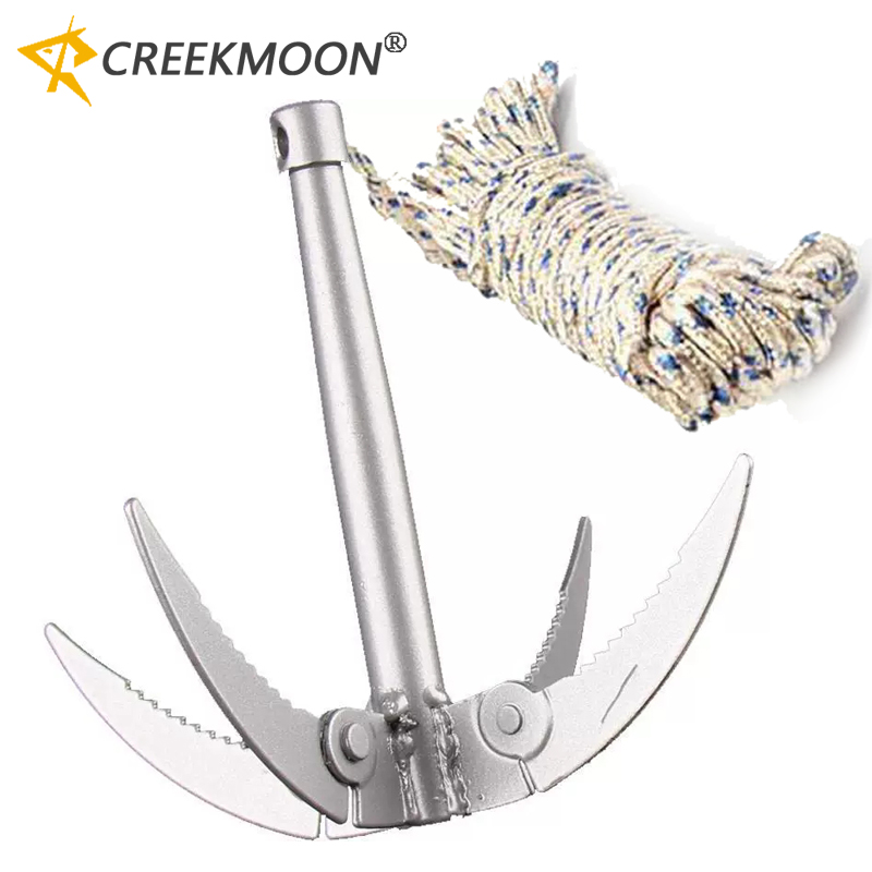 Fishing Boat Anchor - Серп-прополочник с 4 зубьями, складной, для