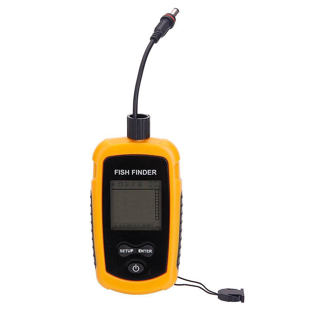 Fishing Boat Depth Finder - Портативный эхолот-глубиномер с сигнализацией 100 м,