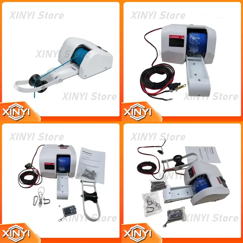 Fishing Boat Anchor Winch - Электрическая лебедка GDYAC35SW 12В для якоря