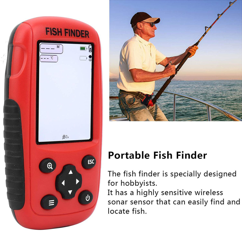 Беспроводной эхолот для поиска – обзор и цена Fishing Boat Depth Finder