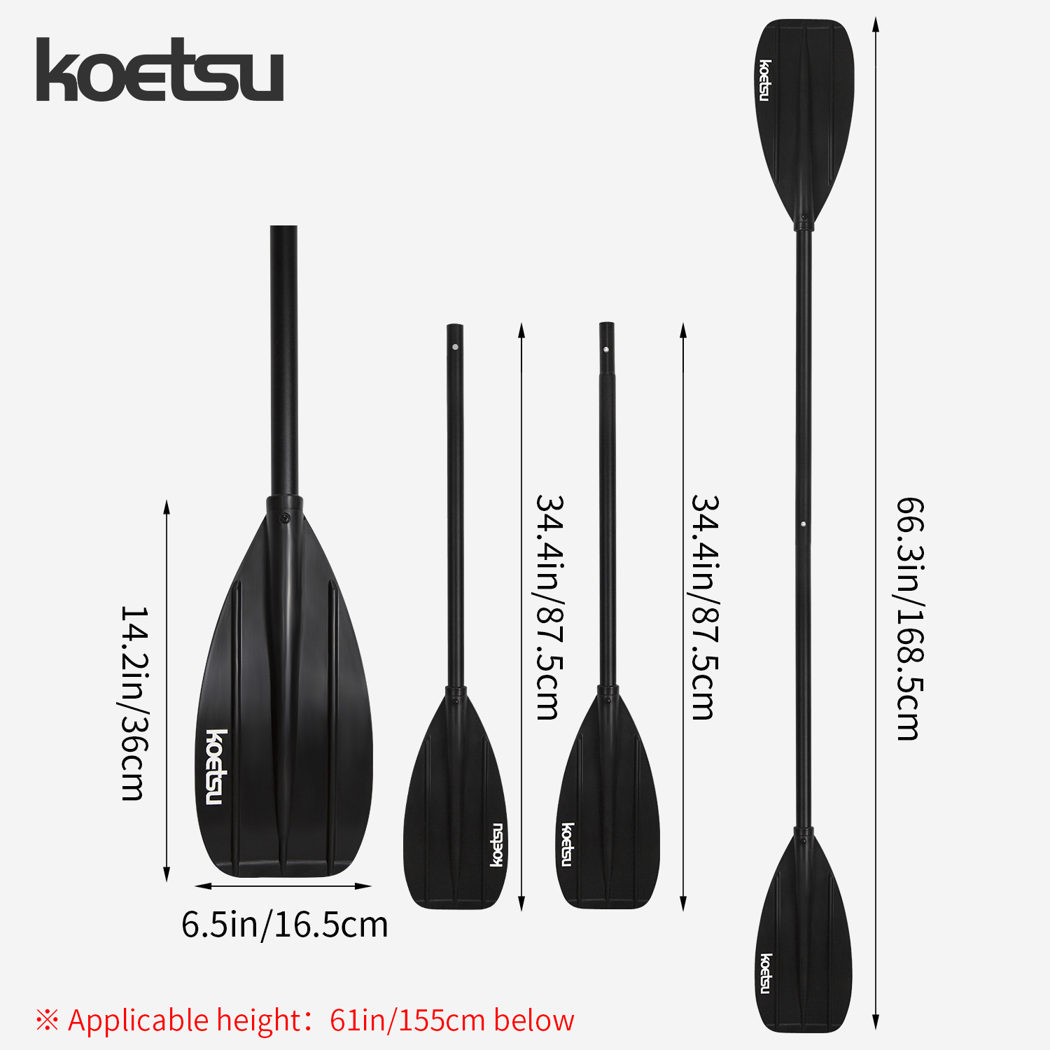 Двуглавое весло для каяка KOET – обзор и цена Fishing Boat Paddle