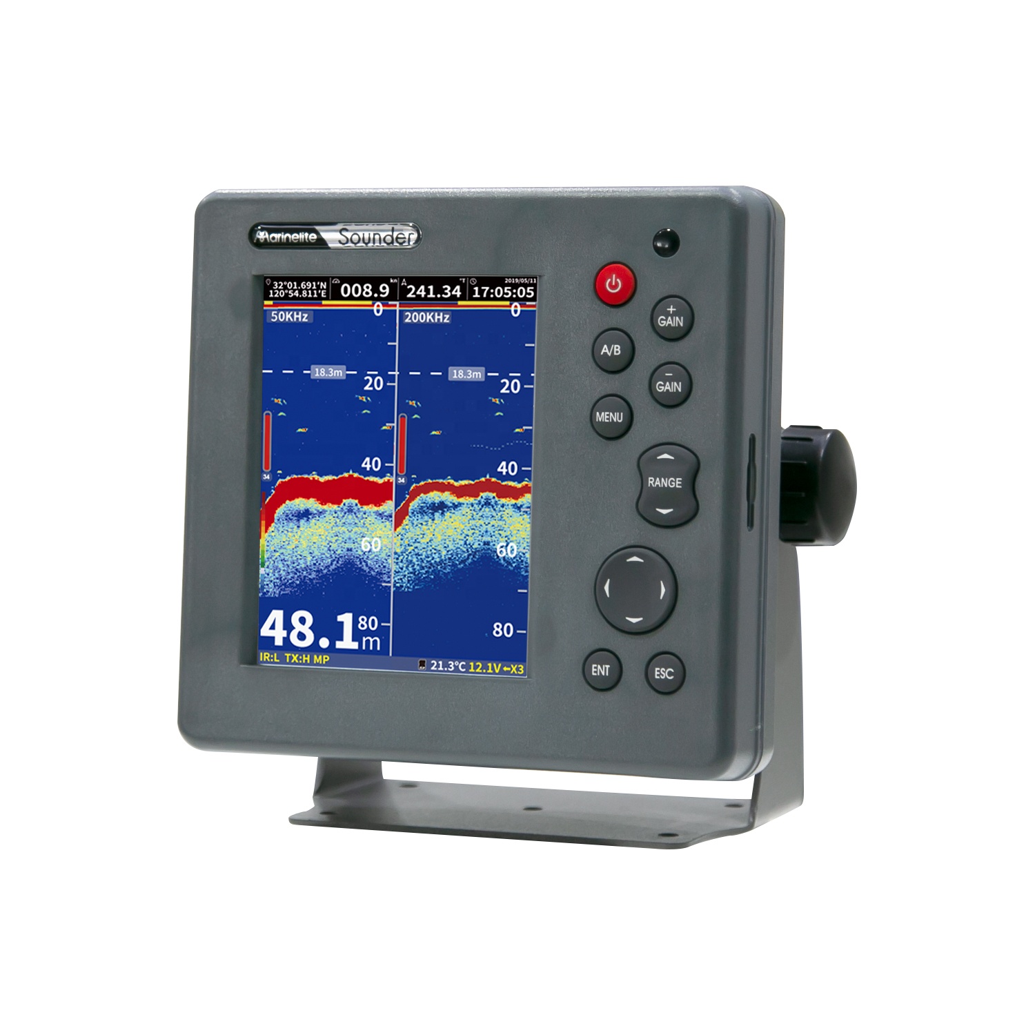 Электронные мониторы Marinelit – обзор и цена Fishing Boat Depth Finder