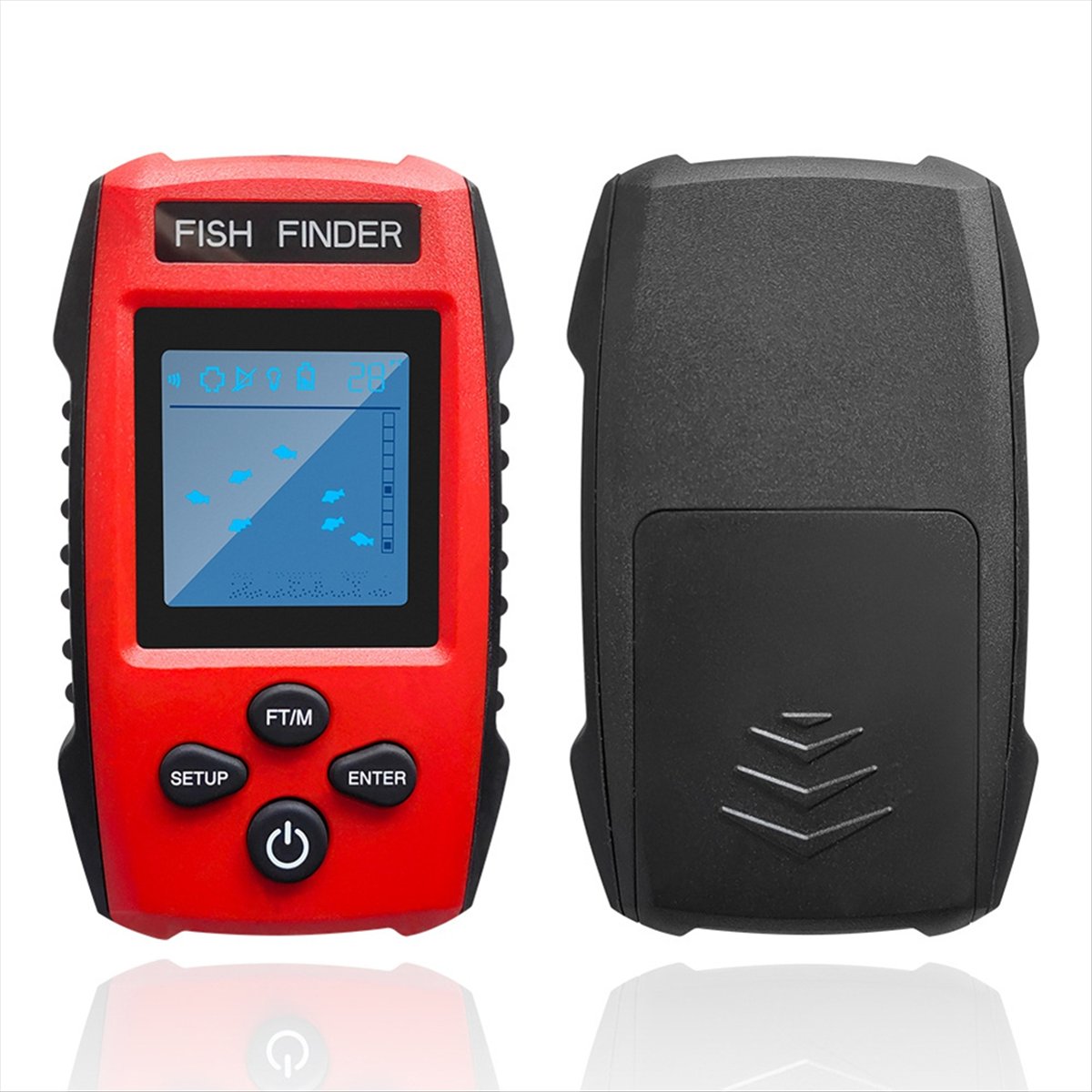 Цветной ЖК-эхолот, проводной э – обзор и цена Fishing Boat Depth Finder