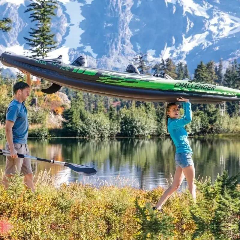 Надувная лодка-каяк для 1-2 че – обзор и цена Fishing Boat Inflatable